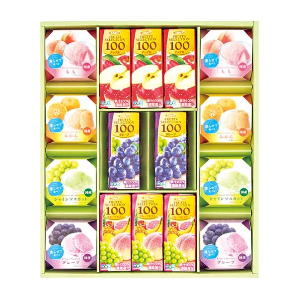 夏のクールシャーベット＆飲料ギフト【夏の贈りもの・お中元】[KOR-30AW]　商品画像1