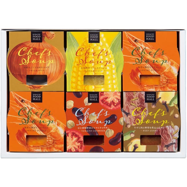 KIHACHI FOOD HALL シェフズ スープ 5種6個入【母の日】 商品画像1