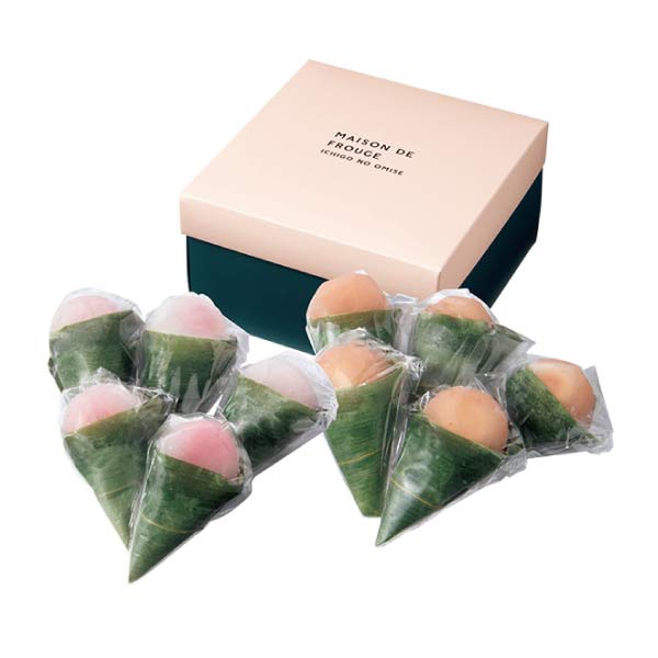 苺のお店 メゾン・ド・フルージュ 苺と木苺の葛まんじゅう【夏の贈りもの・お中元】[MIK-10]　商品画像1