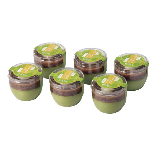 十勝ドルチェ 十勝小豆抹茶プリン(白玉入)【冬の贈りもの・お歳暮】[TAZMPS-6]　商品画像1