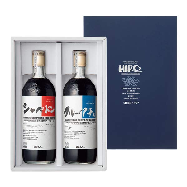 ヒロコーヒー 契約農園産アイスコーヒー2本セット【夏の贈りもの・お中元】[K2-CA]　商品画像1