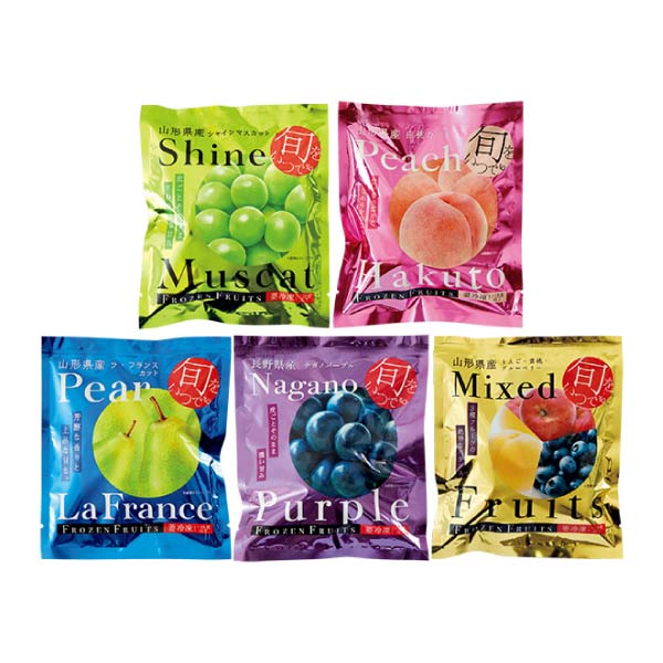 凍眠フルーツ 5種アソートセット【夏の贈りもの・お中元】　商品画像1