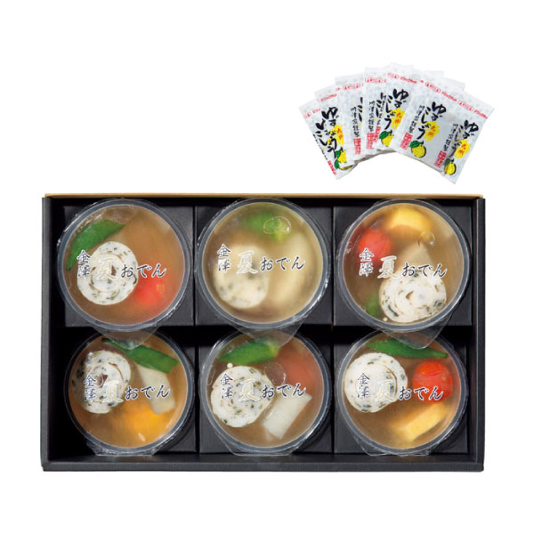 赤玉本店 金澤 夏おでん6個セット【夏の贈りもの・お中元】　商品画像1