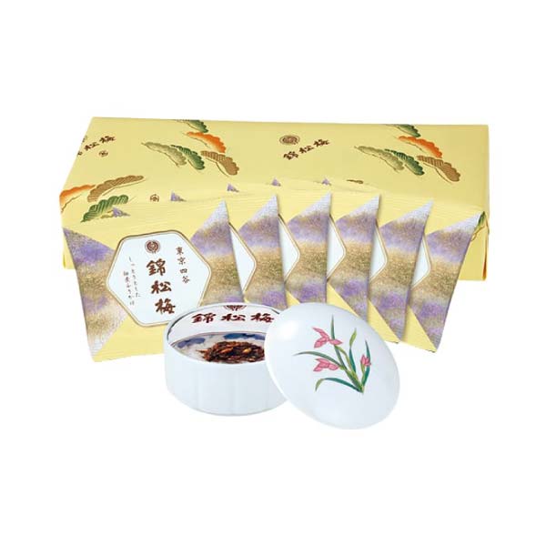 錦松梅 錦松梅 有田焼容器入・小袋【冬の贈りもの・お歳暮】[NSV3]　商品画像1