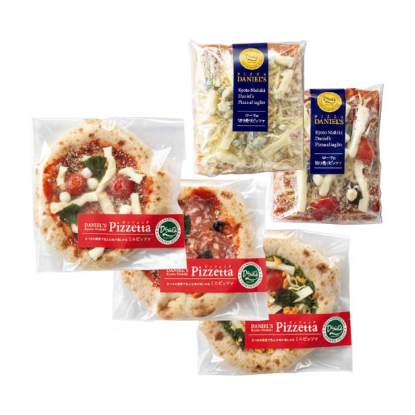 ダニエルズ 京小麦を使ったピッツェッタとローマの切り売りピッツァセット【冬の贈りもの・お歳暮】　商品画像1