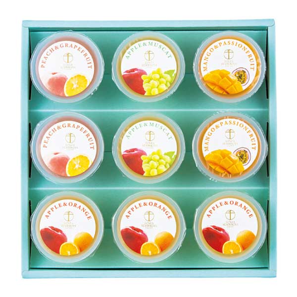銀座千疋屋 銀座フルーツジュレ9個【夏の贈りもの・お中元】[PGS-525]　商品画像1