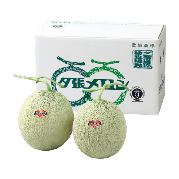 北海道夕張市産(JA夕張市) 夕張メロン 秀品2L2個(お届け期間：6/11〜8/15)【夏の贈りもの・お中元】　商品画像1