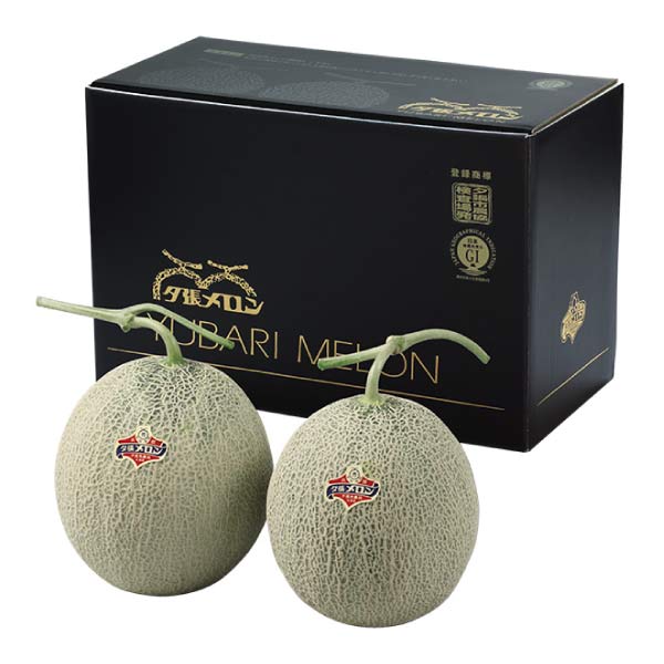 北海道夕張市産(JA夕張市) 夕張メロン 秀品2L2個黒箱(お届け期間：6/11〜8/15)【夏の贈りもの・お中元】　商品画像1