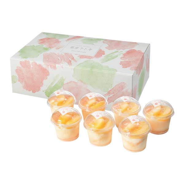 銀座トトキ監修 山形県産白桃のアイス【夏の贈りもの・お中元】[AH-TF]　商品画像1