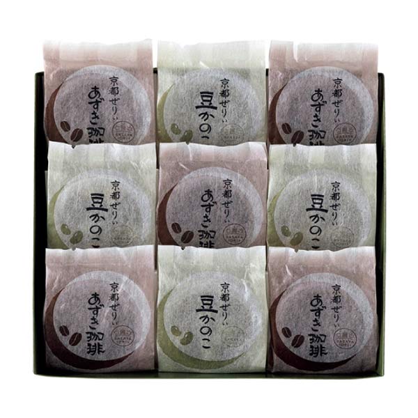 京菓匠 笹屋伊織 京都ぜりぃ9個入【夏の贈りもの・お中元】[SN-26AZ]　商品画像1