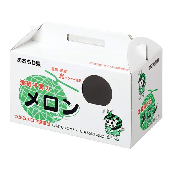 青森県産(つがるメロン協議会) プレミアムタカミメロン(青肉)(お届け期間：7/25〜8/15)【夏の贈りもの・お中元】　商品画像1