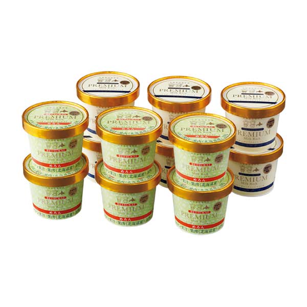 べつかい乳業興社 「北海道別海町発」べつかいプレミアムミルクリッチ ミルク＆めろん【夏の贈りもの・お中元】[AP-02]　商品画像1