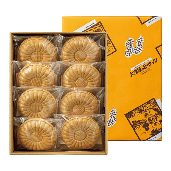 大津屋商店 ピーナッツ最中アイス【夏の贈りもの・お中元】　商品画像1