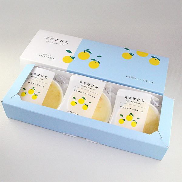 カスターニャ 安芸津日和-じゃぼんチーズケーキ3個セット【おいしいお取り寄せ】 商品画像1