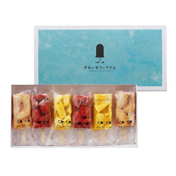サカイダフルーツ ずるいゼリーアイス 6本セット【夏の贈りもの・お中元】　商品画像1