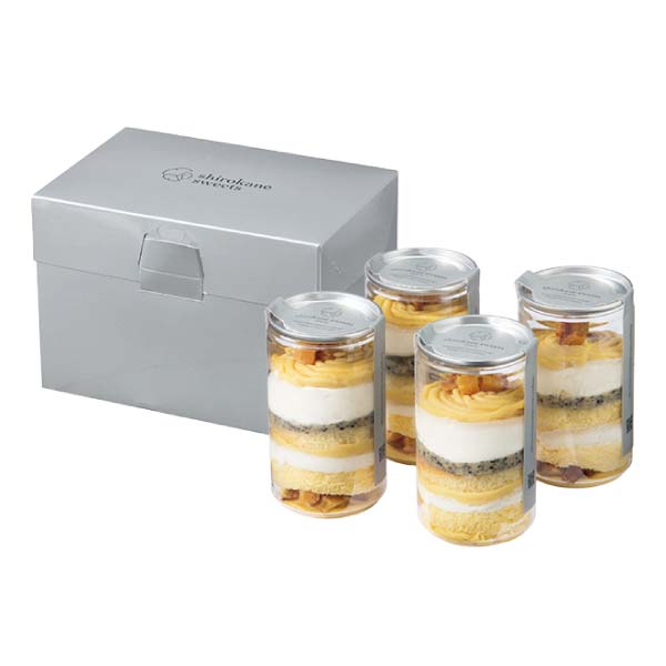 shirokane sweets TOKYO シルクスイートモンブラン 4個入【冬の贈りもの・お歳暮】　商品画像1