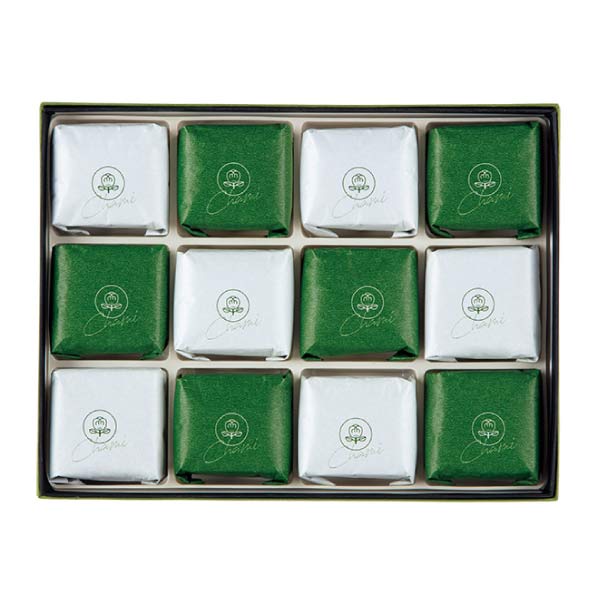 菓匠 清閑院 宇治抹茶エンガディナー 茶み12個入【夏の贈りもの・お中元】　商品画像1