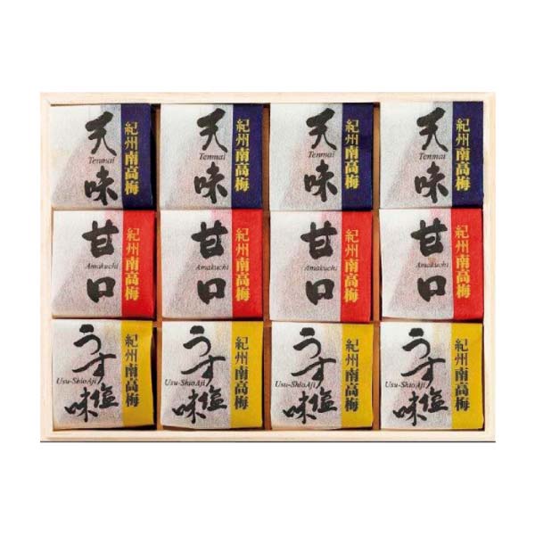 和歌山ノーキョー食品 紀州南高梅 三景12粒【冬の贈りもの・お歳暮】　商品画像1