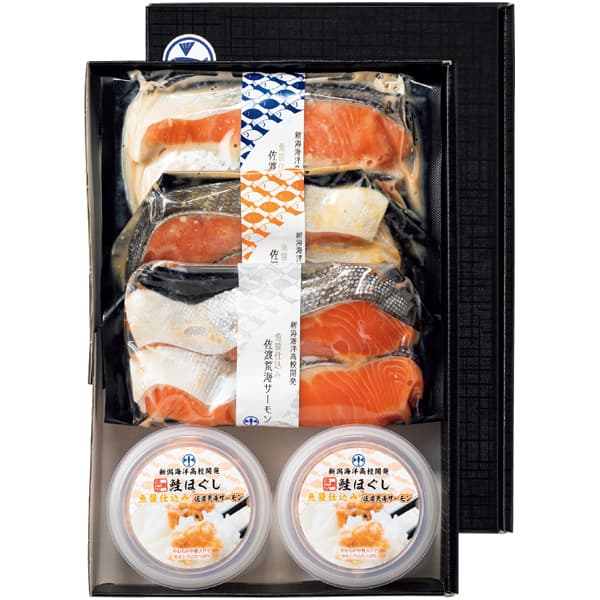 能水商店 にいがた佐渡荒海サーモンセット【冬の贈りもの・お歳暮】[G-012]　商品画像1