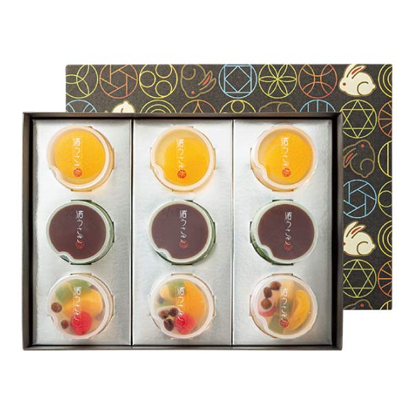 濱うさぎ 竹筒羹9個入【夏の贈りもの・お中元】　商品画像1