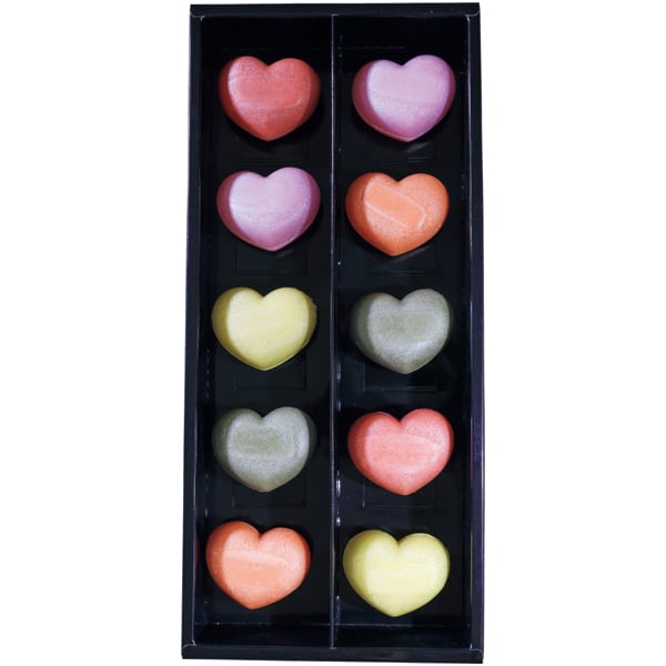 あん庵 ハート最中 想ひいろいろ 10個入【母の日】　商品画像1