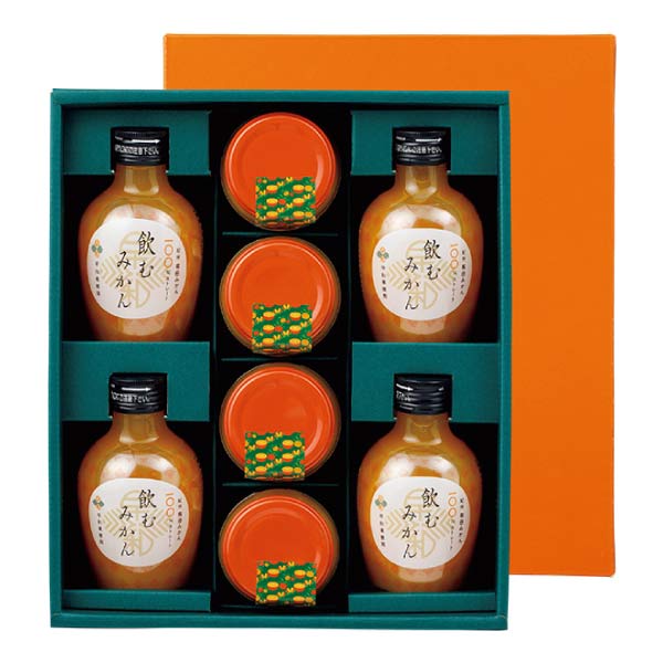 早和果樹園 飲むみかん濃厚ジュレギフト【夏の贈りもの・お中元】[C6-B3]　商品画像1