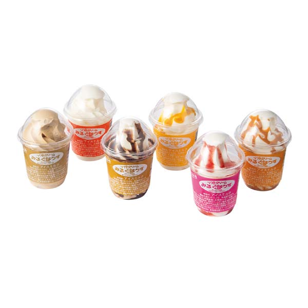 札幌ミルクハウス 北海道ソフトクリーム＆サンデーセット【夏の贈りもの・お中元】[MHQ-6]　商品画像1