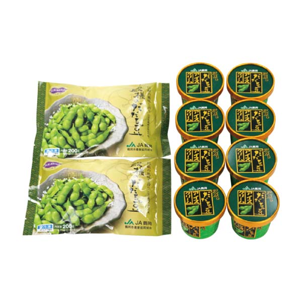 山形県産 冷凍だだちゃ豆とだだちゃ豆アイス詰合せ(お届け期間：10/26〜12/31)【冬の贈りもの・お歳暮】　商品画像1