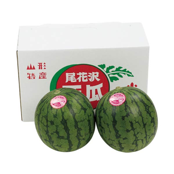 山形県産 尾花沢すいか「種の小さいすいか ピノガール」(お届け期間：7/17〜8/12)【夏の贈りもの・お中元】　商品画像1