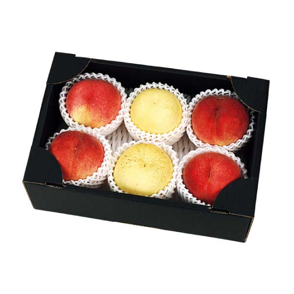 福島県産 あかつき桃(ホワイトとレッド)(お届け期間：7/16〜8/15)【夏の贈りもの・お中元】　商品画像1