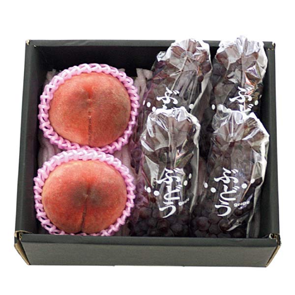 山形県産 白桃とデラウェア(お届け期間：7/28〜8/15)【夏の贈りもの・お中元】　商品画像1