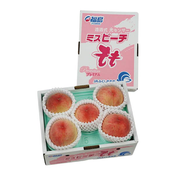 福島県産(JAふくしま未来) 光センサー選果、あかつき桃(お届け期間：7/28〜8/15)【夏の贈りもの・お中元】　商品画像1