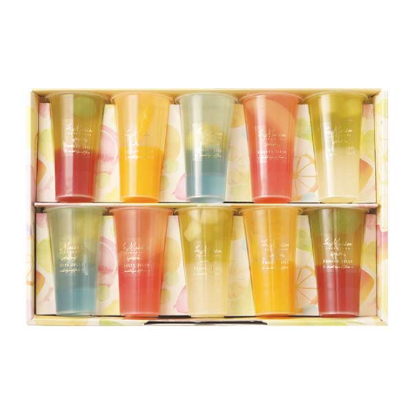 ラ・メゾン白金 2層のフルーツゼリー10コ【夏の贈りもの・お中元】[FZ-10]　商品画像1