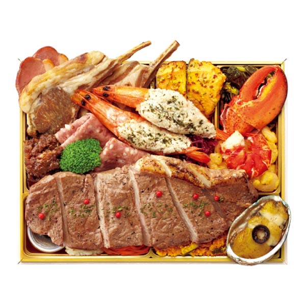 肉卸小島監修 お肉とシーフードを楽しむオードブル【2〜3人前・18品目】【イオンのおせち】　商品画像1