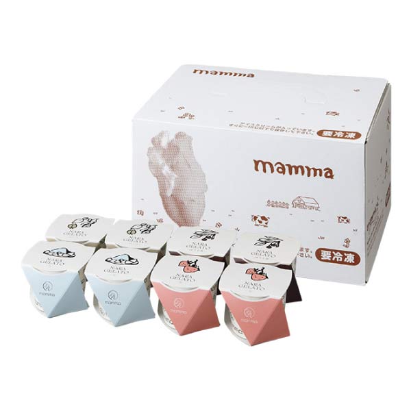 mamma おすすめイタリアンジェラート4種8個セット【夏の贈りもの・お中元】　商品画像1