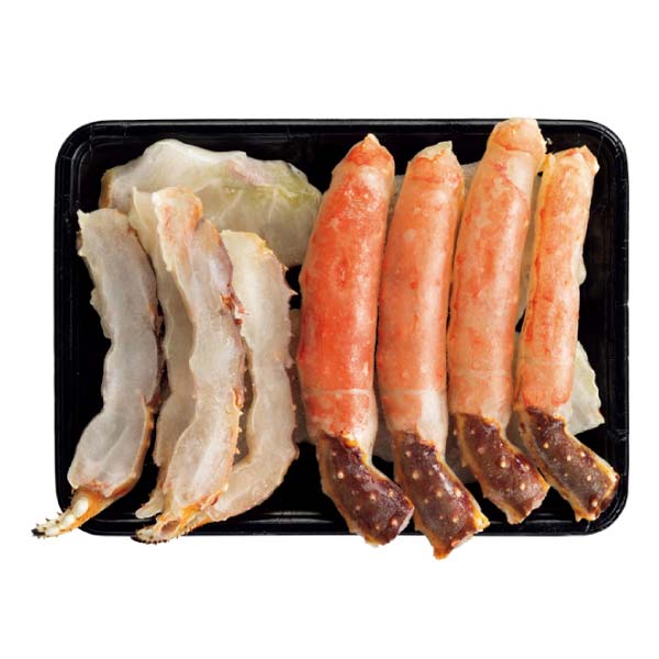 道東観光開発 北海道産 生たらばがにカット(鍋・焼き用)750g【冬の贈りもの・お歳暮】　商品画像1