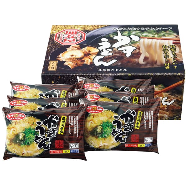 加寿屋 かすうどん 6食セット【冬の贈りもの・お歳暮】　商品画像1