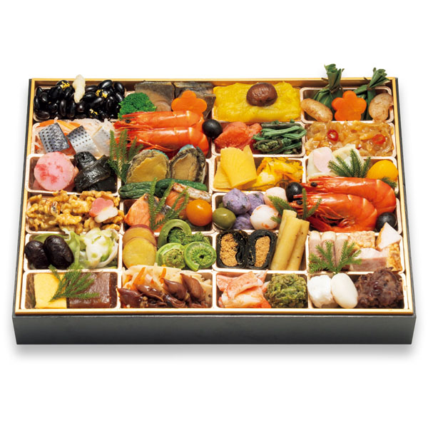 金澤ぜにや 和風一段重「福翔」【3〜4人前・48品目】【イオンのおせち】　商品画像1