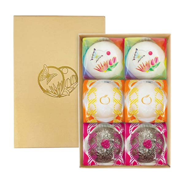 京祇をん ににぎ フルーツ大福 詰合せ 6個入【冬の贈りもの・お歳暮】[FF-06]　商品画像1