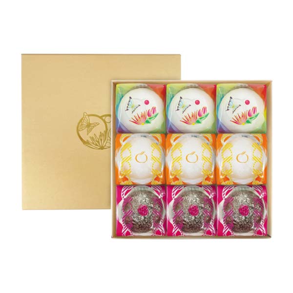 京祇をん ににぎ フルーツ大福 詰合せ 9個入【冬の贈りもの・お歳暮】[FF-09]　商品画像1