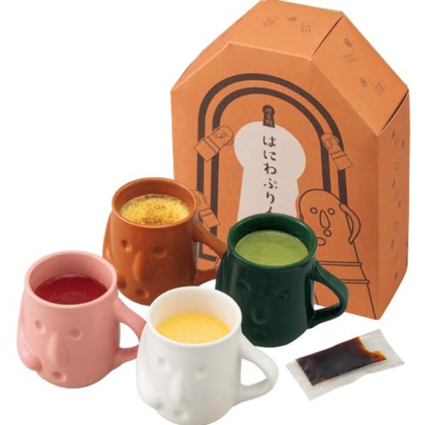 はにわぷりん はにわぷりんギフト4種セット【冬の贈りもの・お歳暮】[KW-26WG4]　商品画像1