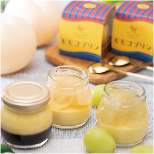 岡山県青果物販売 モモコプリン 3個アソート【父の日】 商品画像1