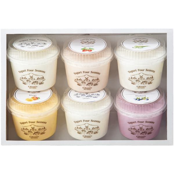 ヨーグルト フォーシーズンズ ヨーグルトアソート6個入【冬の贈りもの・お歳暮】[YA-38]　商品画像1
