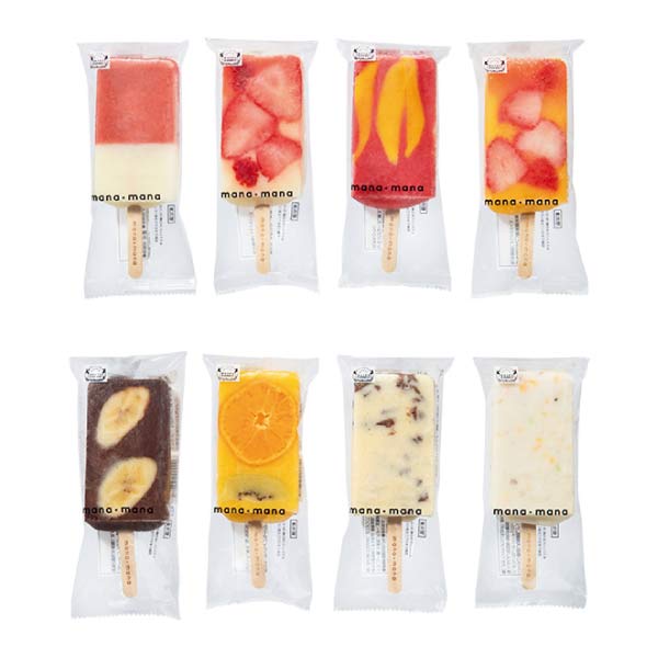 ヤ・シィ mana*manaアイスバー8本セット【夏の贈りもの・お中元】[ion2608]　商品画像1