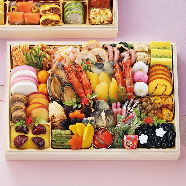 おもてなし重 和洋特大二段重「迎華」(げいか)【6〜8人前・77品】【イオンのおせち】　商品画像1