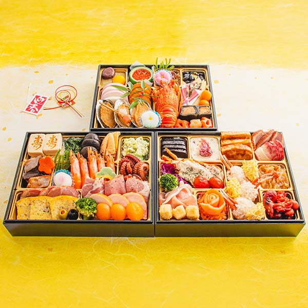 和洋中三段重「誠」【3〜4人前・60品目】【イオンのおせち】　商品画像1