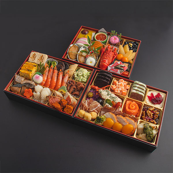 和洋三段重「誠」【3〜4人前・60品目】【イオンのおせち】　商品画像1