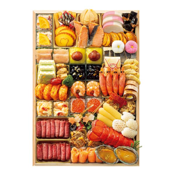 和洋一段重干支おせち「午」(うま)【2〜3人前・46品目】【イオンのおせち】　商品画像1