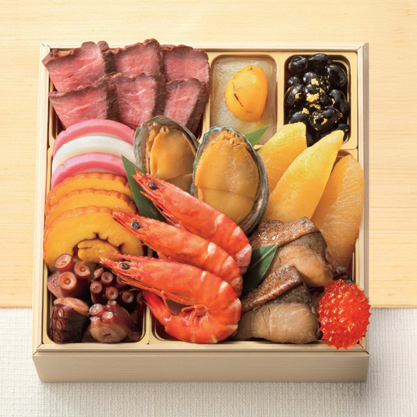 食べくらべるおせち二段重「較(かく) 金と銀の重」【2〜3人前・26品目】【イオンのおせち】 商品画像1