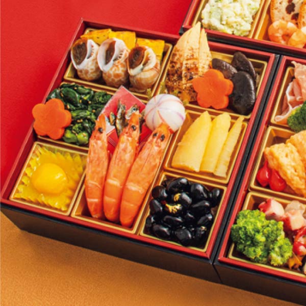 漬新 和洋折衷三段重「夢」【2〜3人前・40品目】【イオンのおせち】【関東地区お届け限定】　商品画像1